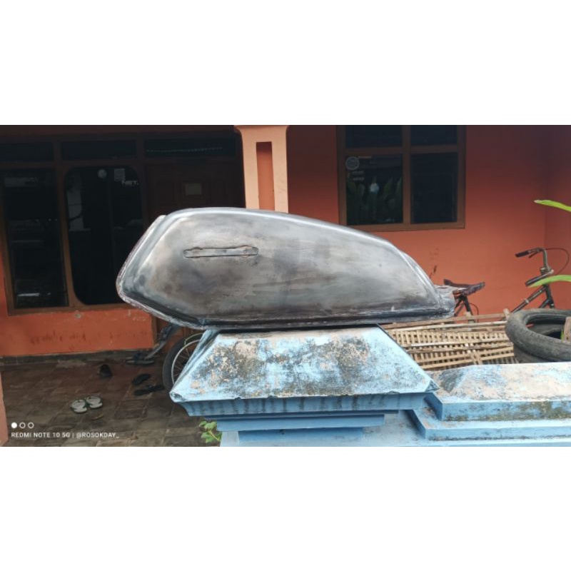 Tangki GL Pro Nat Lurus Original Tangki Tengki Bensin Honda GL Pro GL Max GL Promax Original Sudah M