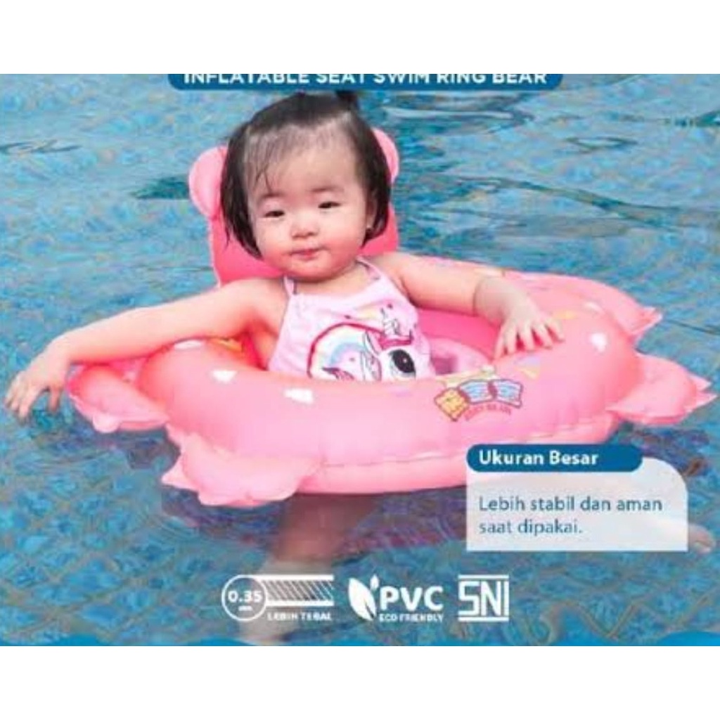 [FREE POMPA] BAN RENANG BAYI BABY FLOW / PELAMPUNG RENANG ANAK / Swim Trainer Babiesfirst swim trainer Doctor Dolphin swim trainer - Ban Renang bayi - Doctor Dolphin Armdands Pelampung