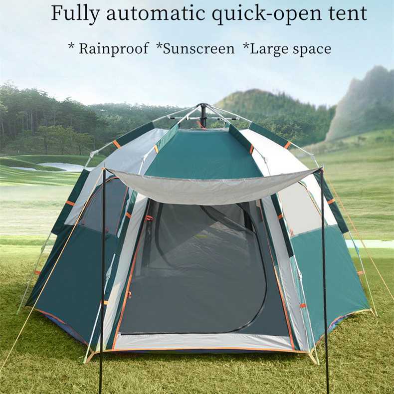 Tenda Camping Buka Otomatis Kapasitas 5 8 Orang Family Tent Outdoor SH-015