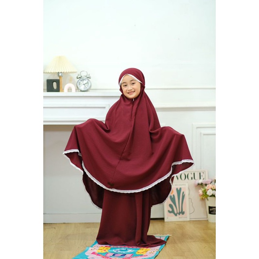 MUKENA ANAK CRINKLE AIRFLOW