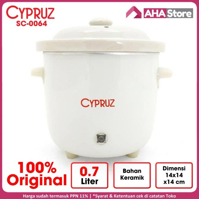 Cyprus Slow Cooker 0.7 Liter Keramik SC-0064 barang sale