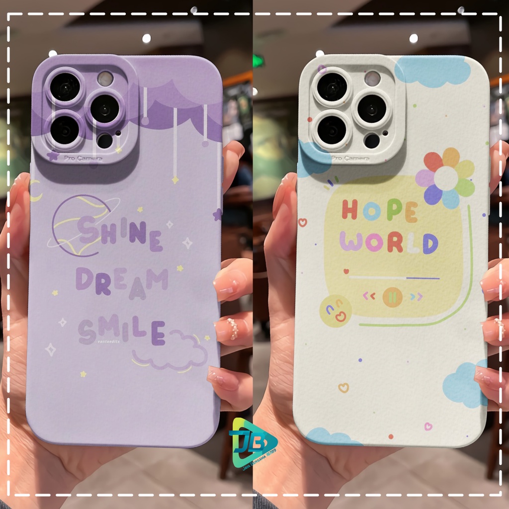 CUSTOM CASE SOFTCASE SILIKON PROCAMERA HOPE WORLD CUSTOM OPPO A3S A1K A5S A7 A37 NEO 9 A15 A15S A16 F1S A59 A96 A52 A92 A31 A8 A33 A53 A9 A5 2020 JB7812