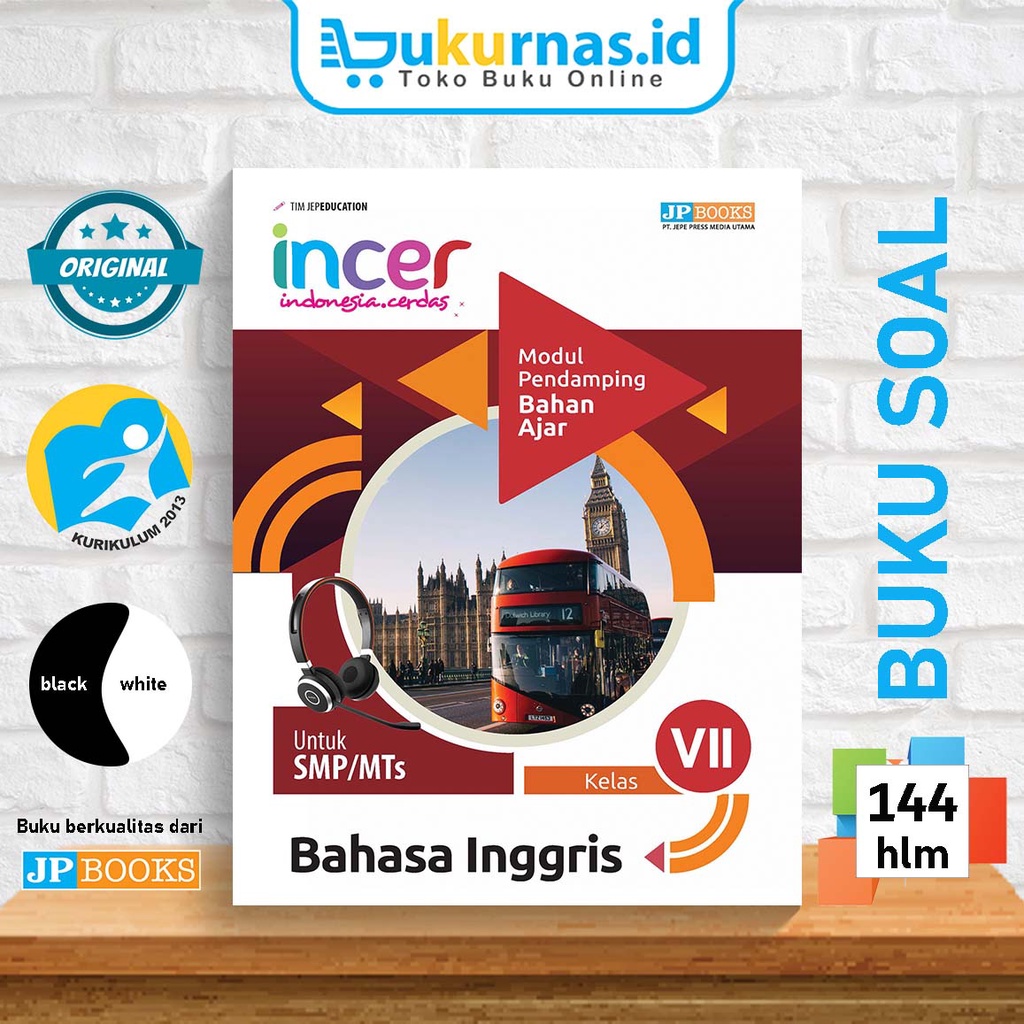 Buku Pendamping Bahasa Inggris SMP Kelas 7 LKS Incer