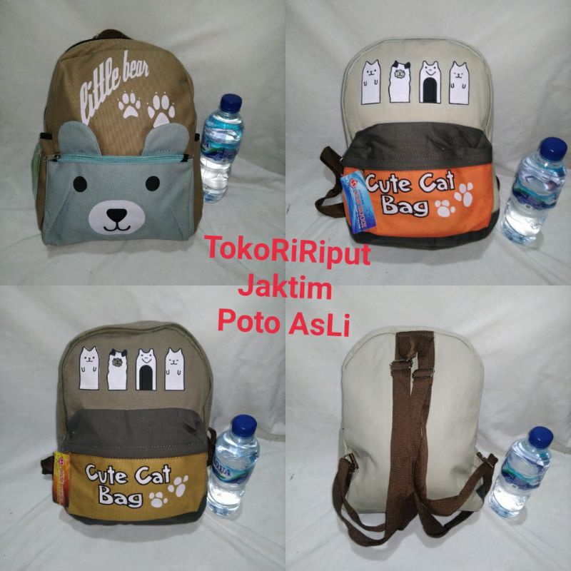 Tas Ransel Perempuan Cewek Mini Bag Tali Panjang