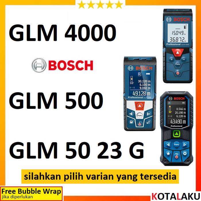 Bosch GLM 40 4000 500 50 23 G Meteran Laser Rangefinder Distance Meter