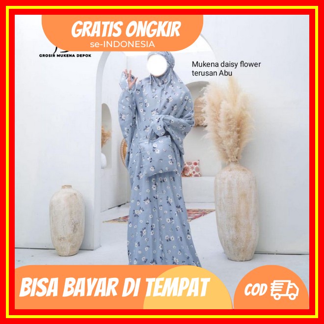 Mukena Bordir Warna Terusan Warna Kekinian/ Al-Bashily Family Mukena Traveling Mini Pouch Mukena Ter