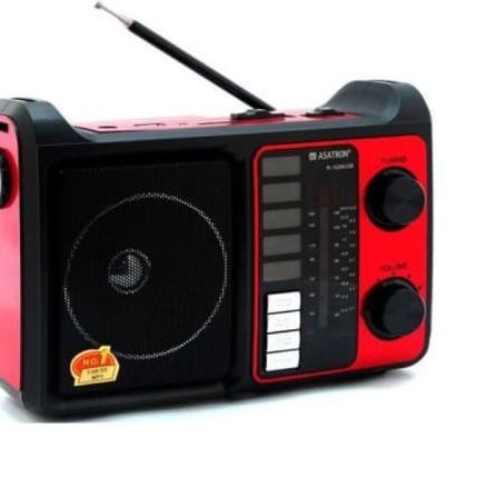 ☊ Radio Asatron R-1028 USB AM FM Portable Radio Model Klasik Berkualitas Ω