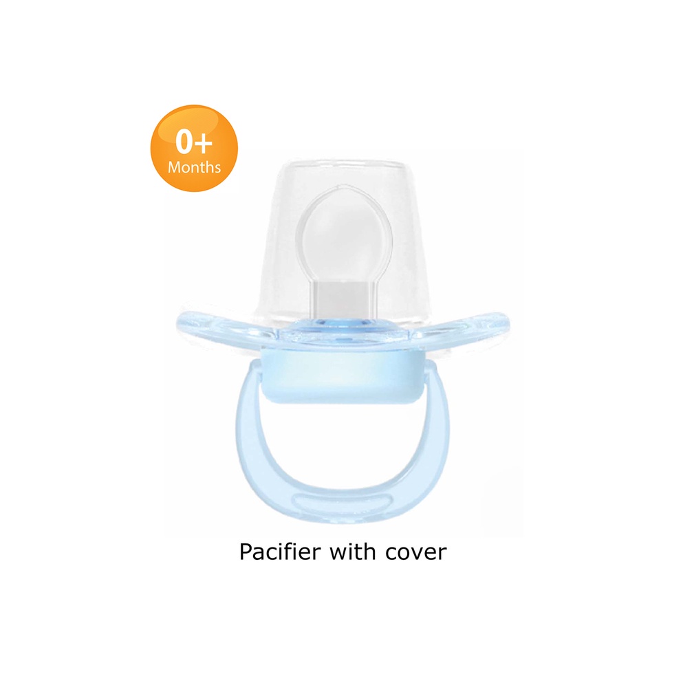 BABY SAFE NATURAL SHAPE PACIFIER WITH COVER S | PC03S