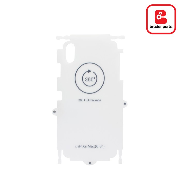 Rubber Bodi Belakang / Backdoor Protection Iphone Xs Max #Original