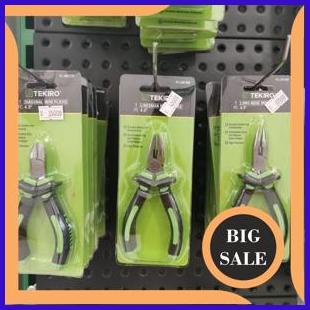 TEKIRO TANG MINI SET 3 PCS 4.5 INCH TANG JEPIT POTONG TANG KOMBINASI 1M4R23 suku cadang