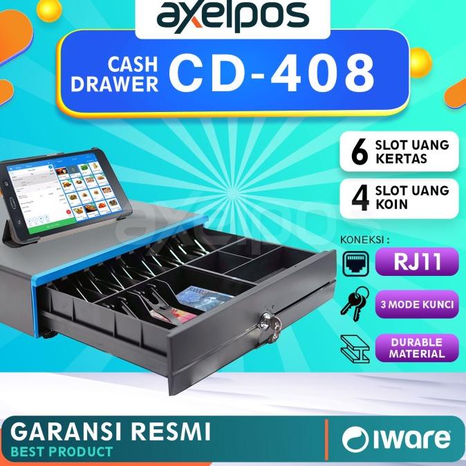 CASH DRAWER / LACI UANG KASIR IWARE CD-408 RJ11