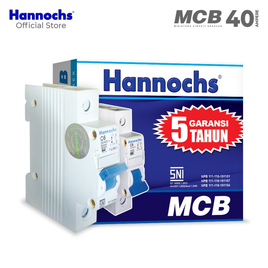 MCB Hannochs 40A / MCB SNI 40A
