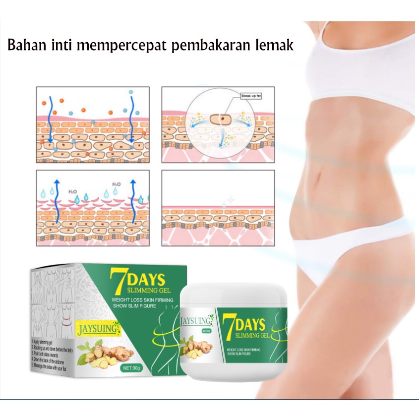 Krim pelangsing Obat pelangsing Pelangsing badan Pelangsing perut 30g Krim Pelangsing Jahe Alami/Membantu Membakar Lemak/Menurunkan Berat Badan dengan Cepat