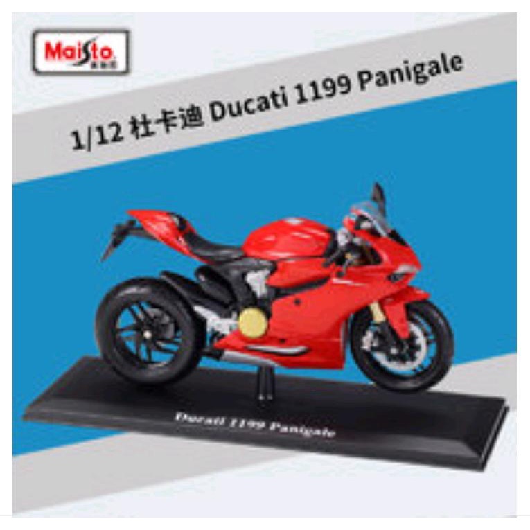 Diecast Maisto motor 1:12 ducati panigale 1199