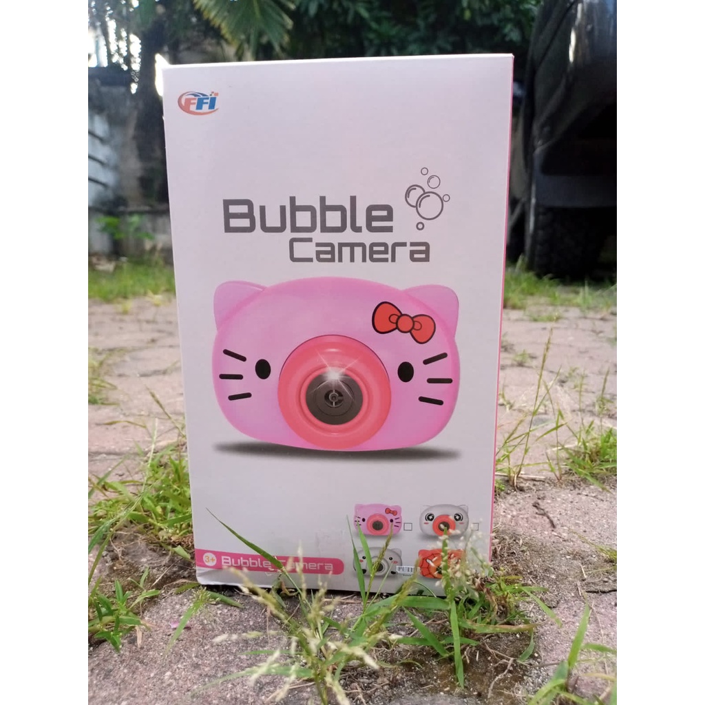 Mainan Anak Bubble Camera Elektrik FU1144 /Mainan Gelembung Sabun Bentuk Kamera Terbaru