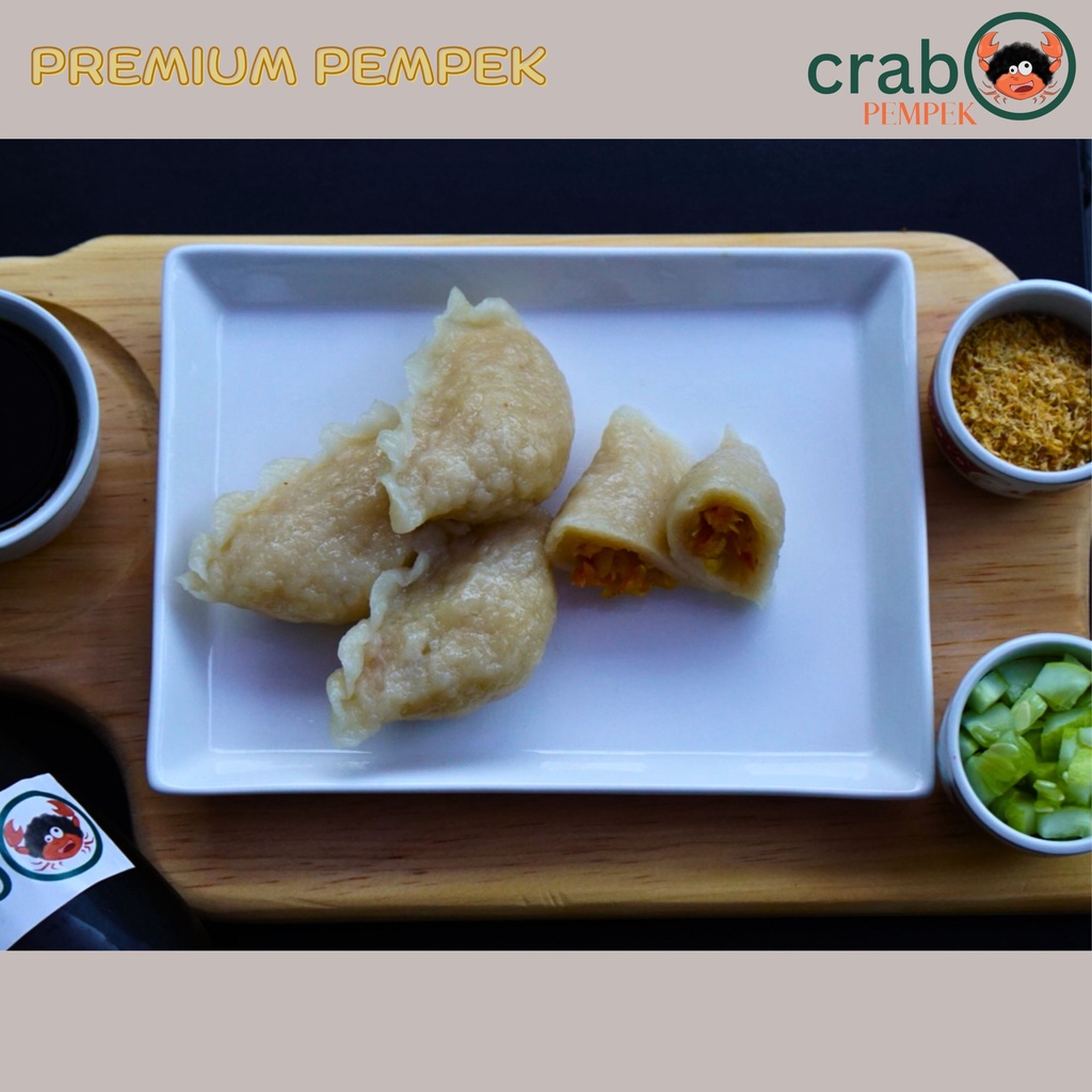 

Pempek Pistel / Isi Kates premium Palembang crabO - mpek empek frozen