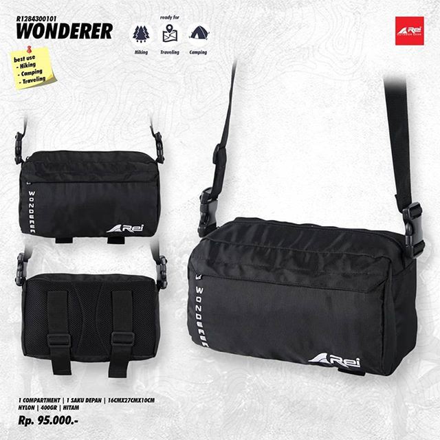 Tas Selempang Arei Wonderer MDF R.2155 Pria Wanita Arei Outdoorgear Fastune V2