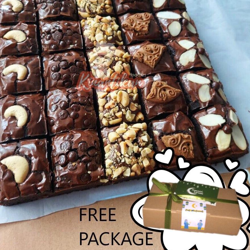 

➭ Fudgy Brownies sekat. Hampers Gift by Kinantikan ➣