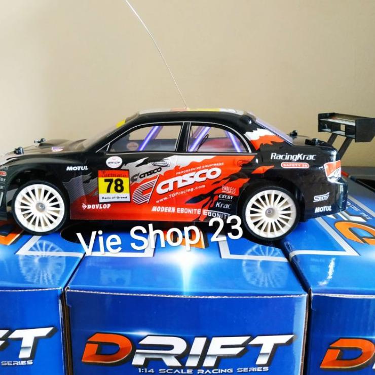 Stok terbaru  Drift Racing Mobil Remote Drift Super Turbo skala 1:14 Rc Drift Racing Mobil Remot Drif
