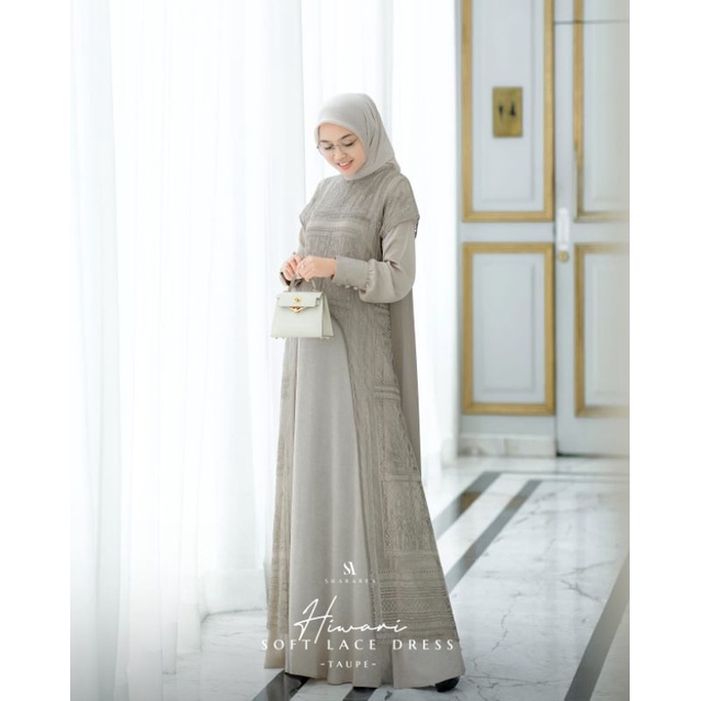 Hiwari Soft Lace Dress (Inner dan Outer) by Shararea