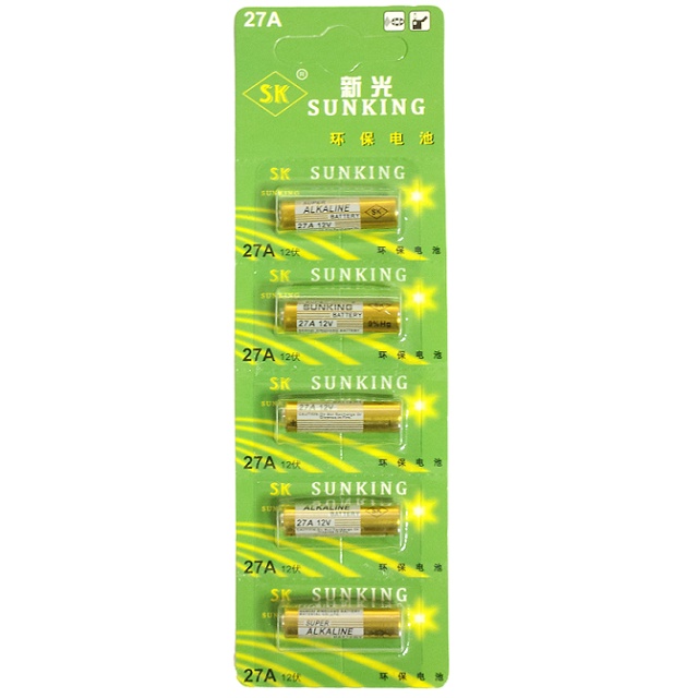 Baterai Battery Sunking Super Alkaline 27A 27 A 12V Remot Remote Mobil