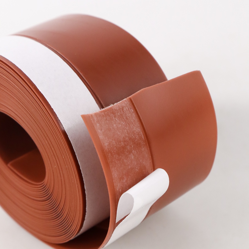 GUI8 KALYNN Lis Pintu Penghalang Debu Rubber Door Seal Strip 5M 45 Mm X 5 M EACC25 Brown ORi-I