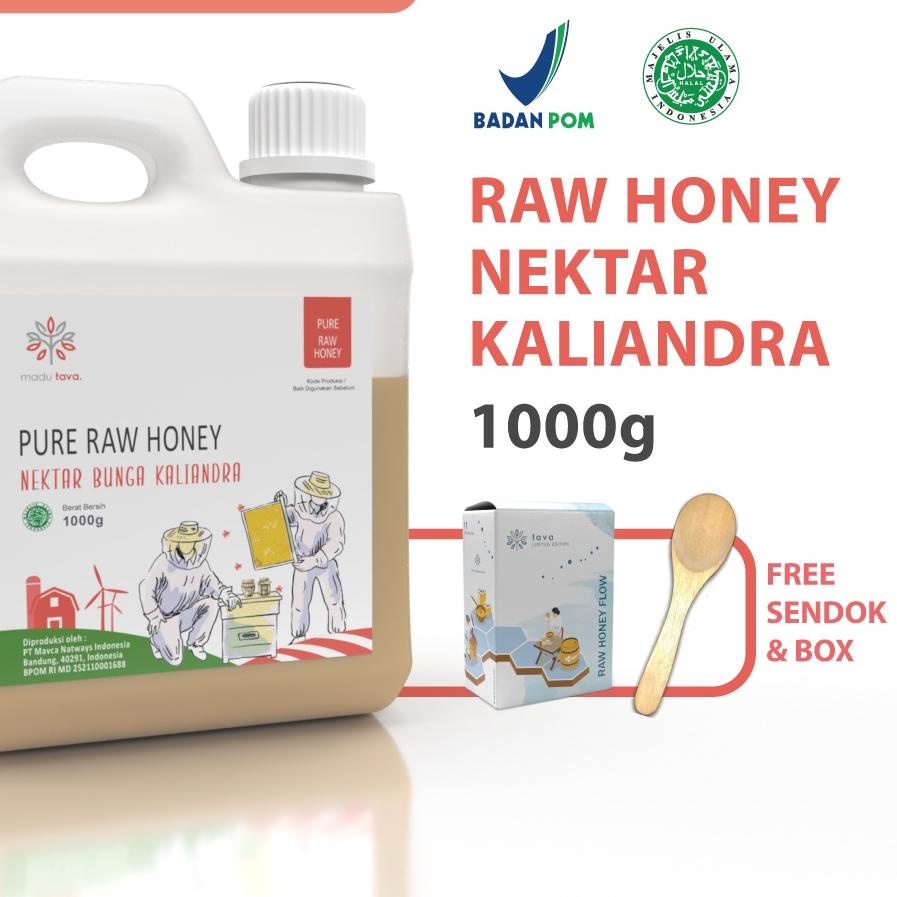 

☁ Asli Murni 1kg Tava Grade A Nektar Kaliandra 100% Alami Pure Natural Raw Honey ◌