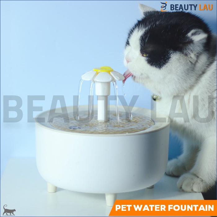 PET WATER FOUNTAIN WATER DISPENSER WADAH TEMPAT MINUM KUCING AIR MANCUR OTOMATIS