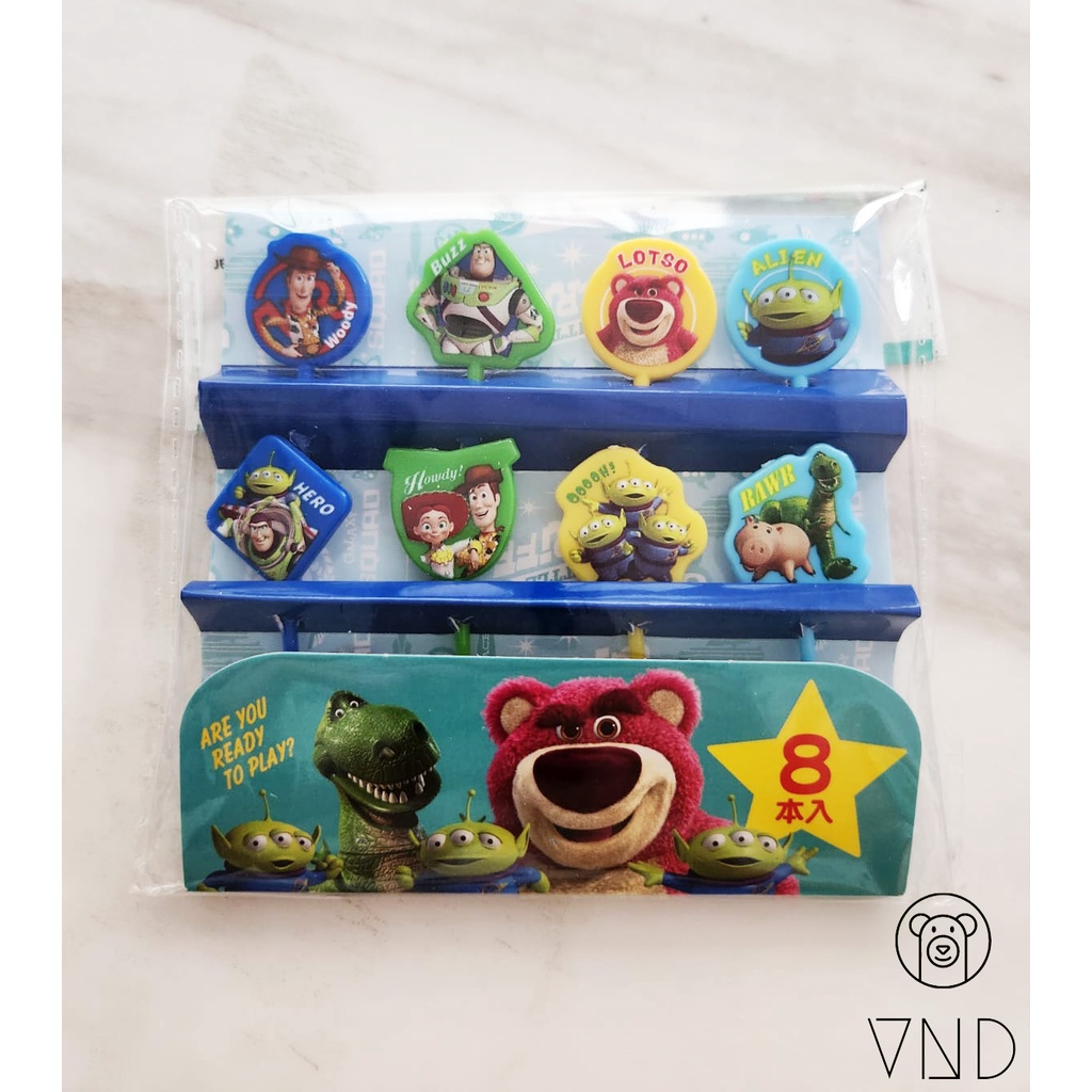 Disney Pixar Toy Story Character Bento Picks/ Tusuk Bento Toy Story Karakter/ Hiasan Bekal