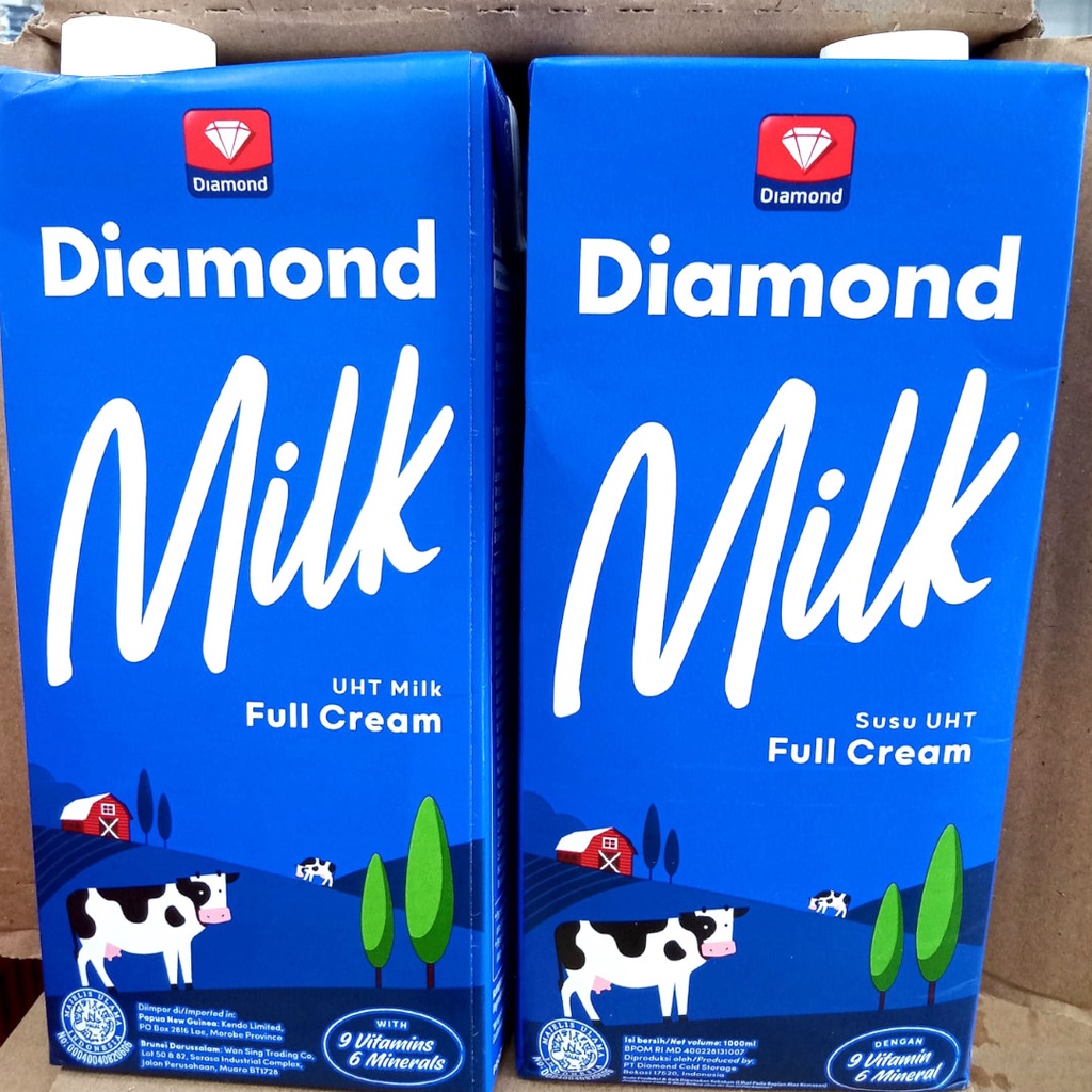 Susu Diamond Full Cream UHT 1 Liter