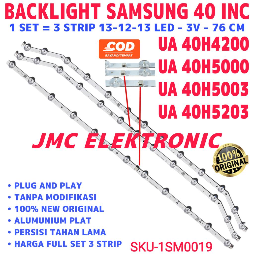 BACKLIGHT TV LED SAMSUNG 40 INC UA40H5000 UA40H5003 UA40H4200 UA40H5203 UA 40H5000 40H5003 40H4200 LAMPU BL 40IN