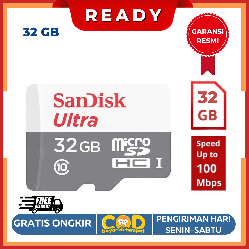 Memory sandisk Mirco SD 32GB CLASS 10 Non Adaptor