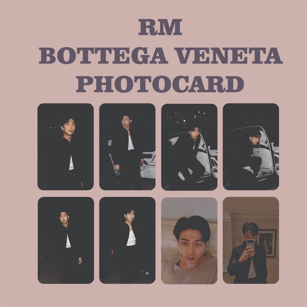 PHOTOCARD RM NAMJOON BOTTEG* VENET* FASHION SHOW