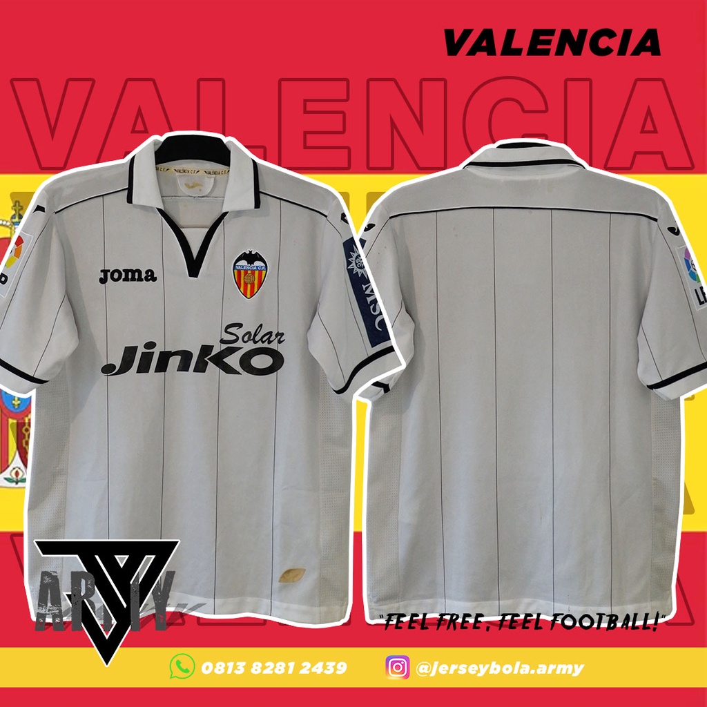 JERSEY BOLA VALENCIA FC 2012/13 HOME KIT ORIGINAL