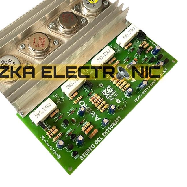 ◌ Kit Power Amplifier OCL 150W Stereo TR Jengkol ❃