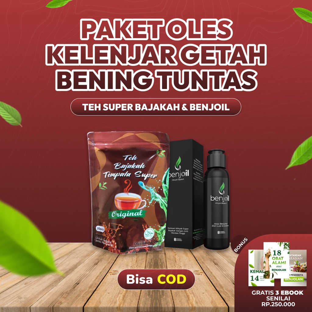 

PAKET OLES KANKER TUNTAS Obat Kanker Benjoil Teh Celup Bajakah