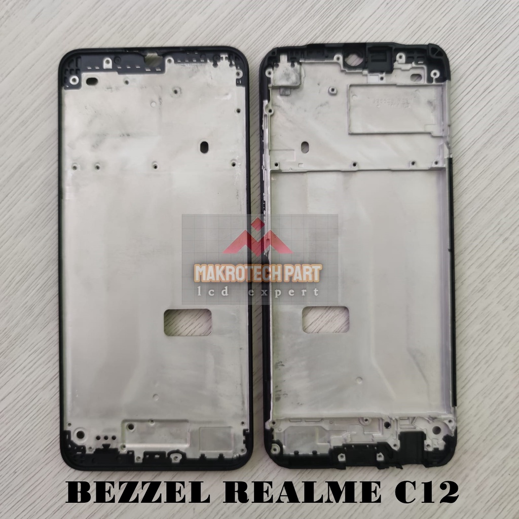 Bezzel lcd realme c12 Frame lcd / middle/ Tulang tengah lcd realme c12