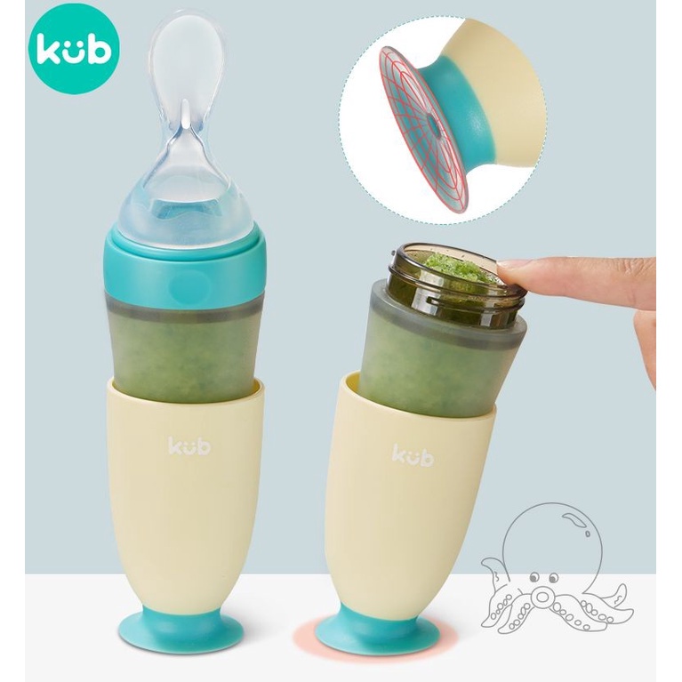 KUB Vertical Rice Paste Feeding Spoon