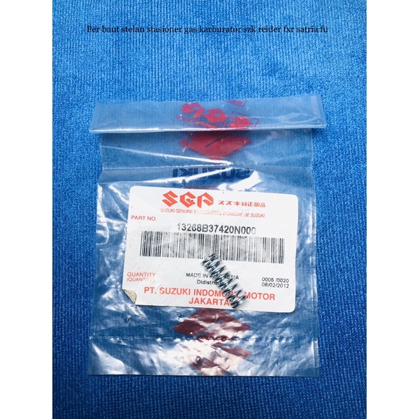 per baut stasioner stelan gas karburator suzuki reider fxr satria fu original spring