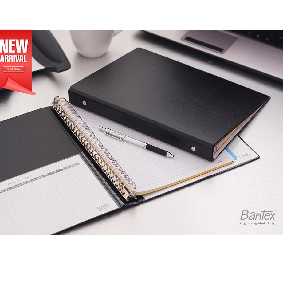 

Promo Terlaris Bantex Binder Note B5 26 Ring Besi Loose Leaf Multiring Binder Black 1326 10