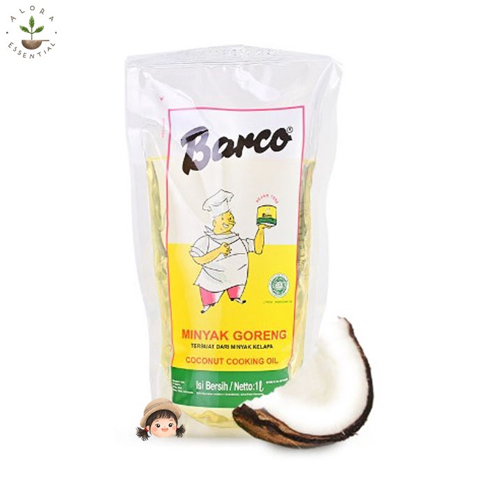 BARCO Minyak Goreng 1liter Kelapa Murni Coconut Cooking Oil - Minyak Barco 1 liter