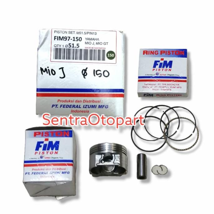 Piston seher kit mio j fino fi 115 mio soul gt 115 oversize 150 fim