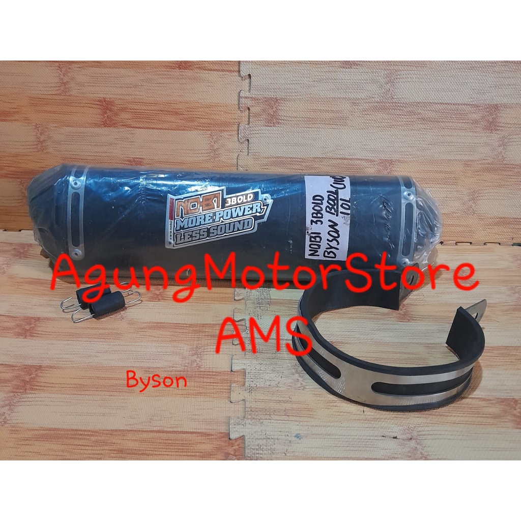 SILINCER KNALPOT BYSON NOB1 RACING 3BOLD DIAMETER 40MM