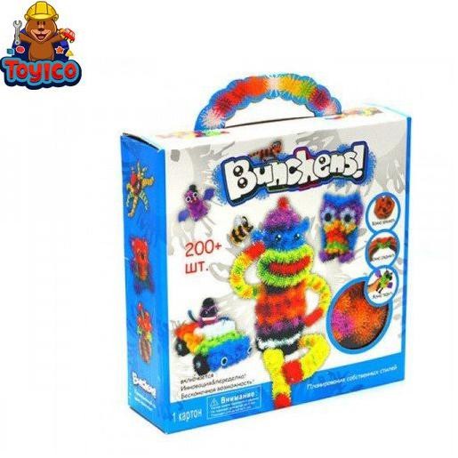 BUNCHEM  THORNBALL 200 PCS MAINAN ANAK EDUKASI EDUKATIF / BUNCHEMS