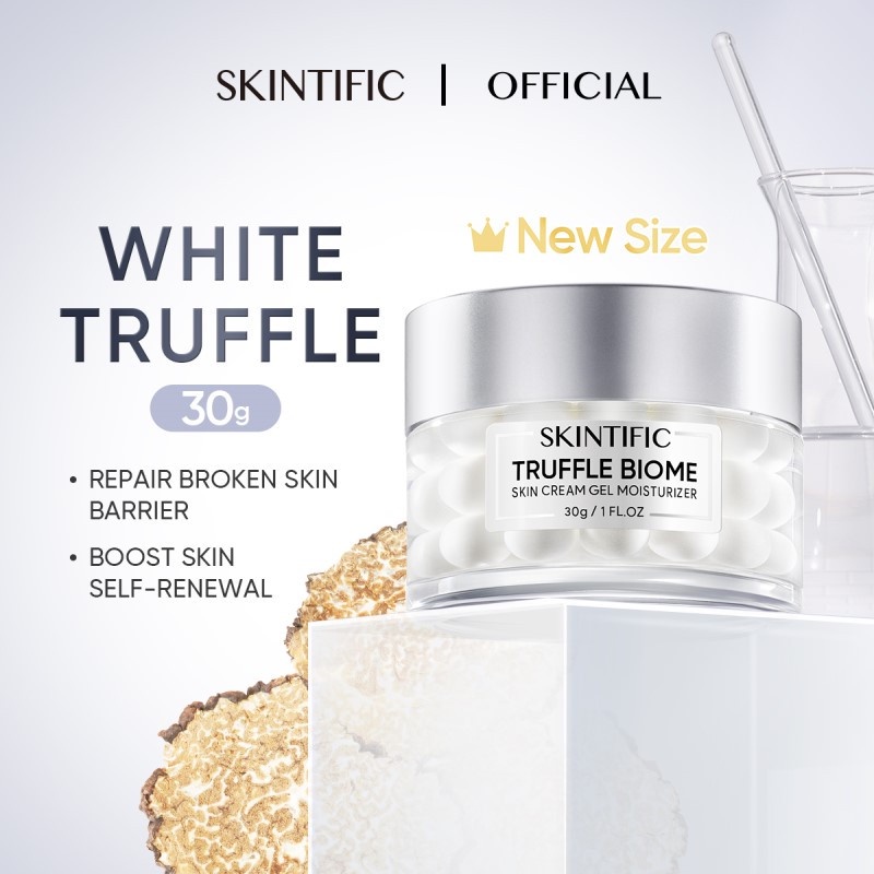 SKINTIFIC TRUFFLE BIOME SKIN REBORN CREAM GEL MOISTURIZER PELEMBAB WAJAH