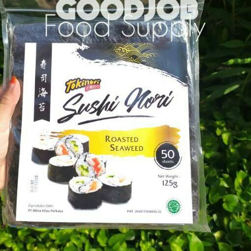 

۝ TOKINORI SUSHI HALAL 50's | Yakinori 50 Lembar | Rumput Laut untuk Sushi | Yaki Sushi Nori ✬