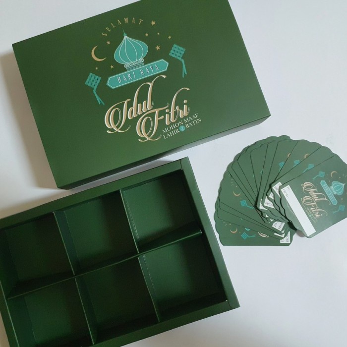 

Kotak / Box Kue Idul Fitri / Lebaran Sekat 6 (Mosque) 041