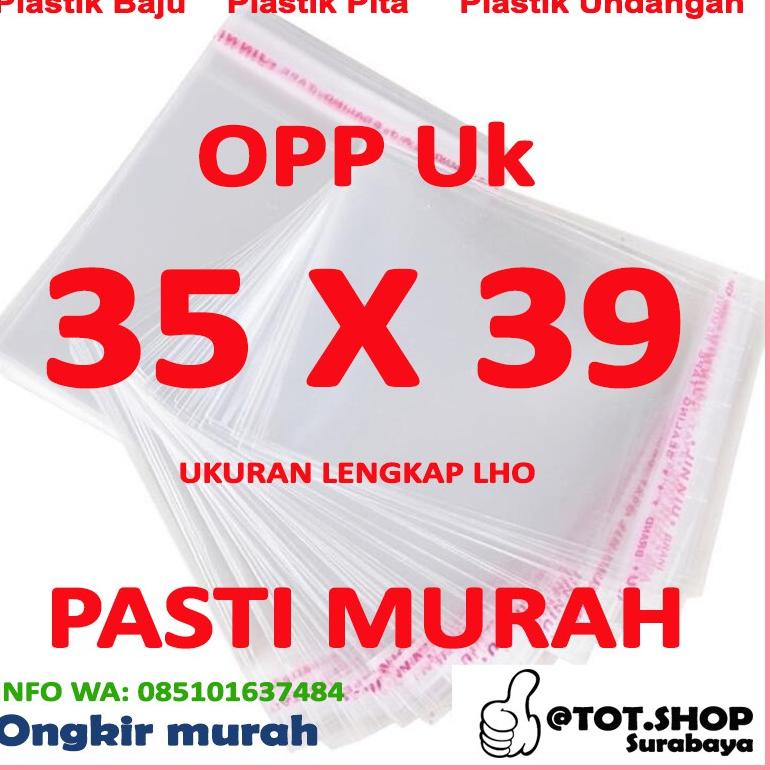 

Ready Stok OPP LEM PLASTIK KACA 35 X 39 DVD,Bakery,Undangan,Roti,Amplop,Angpao (Isi 100 Lembar) buruan