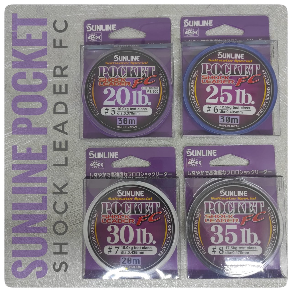 Senar Leader SUNLINE Pocket Shock Leader 100% Fluorocarbon