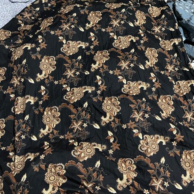 (♥C6369]  kain katun jepang motif batik riject harga per 1 kilo